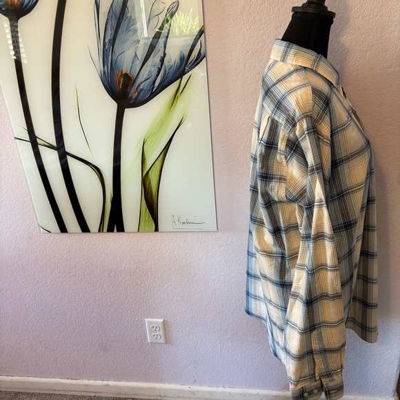 plaid shirt size large - Picture 2 of 5